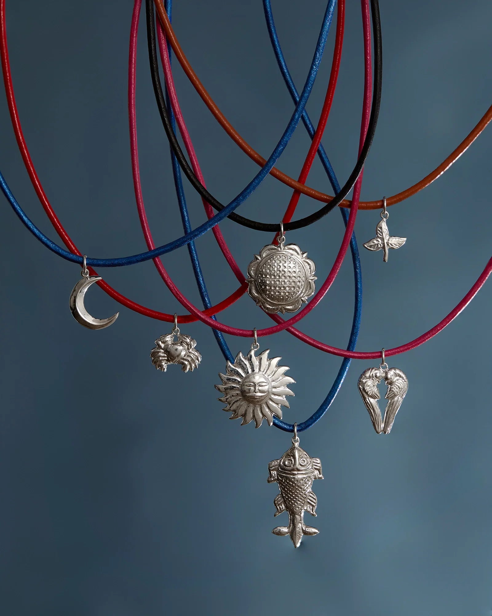 Amara Pendants in Silver