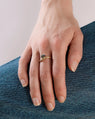 Bague Pyrus Vague en Or Certifié Fairmined et Saphir d'Australie
