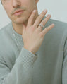  Bague Script en argent
