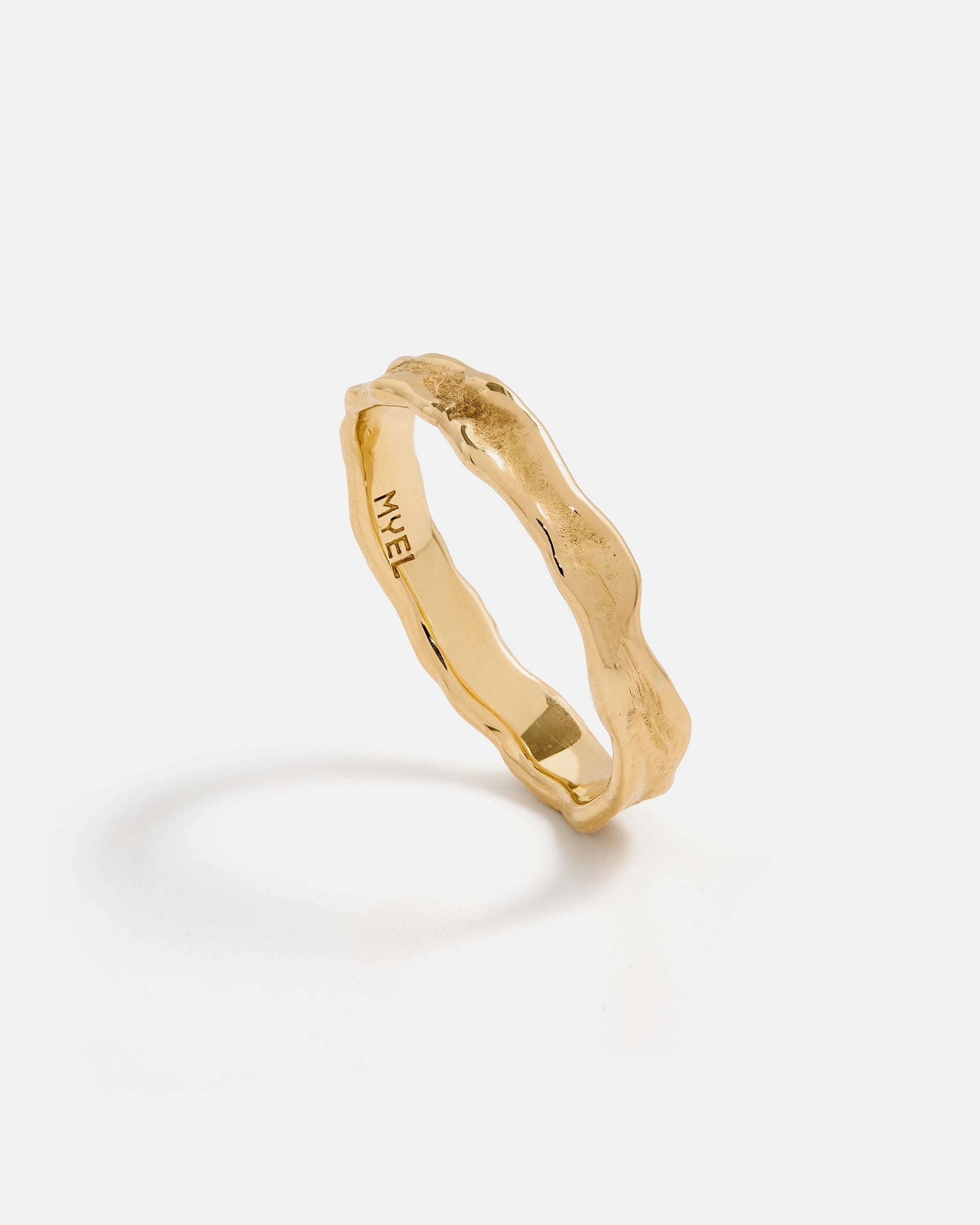 Bague Forge 3,5mm en Or 14k