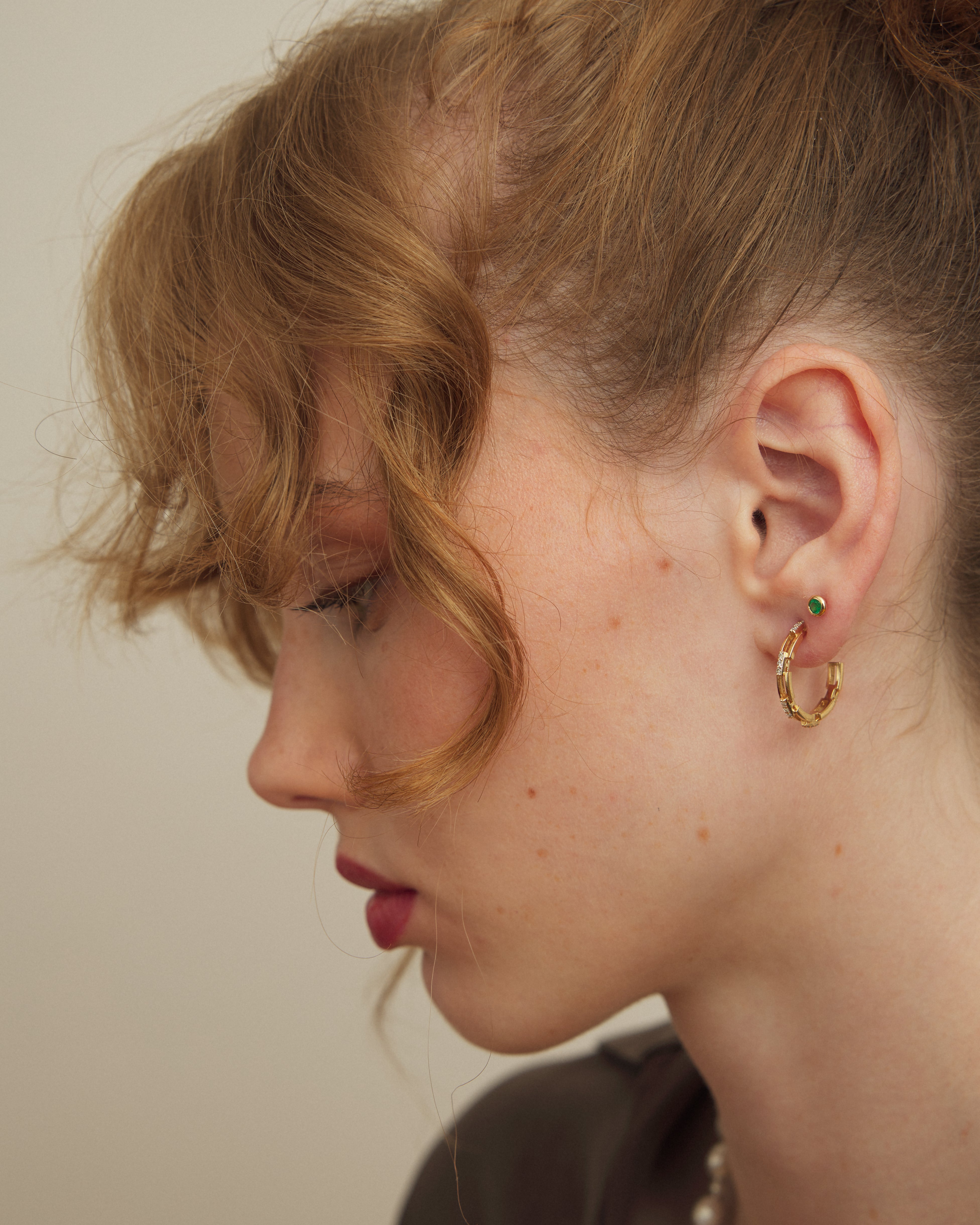 Anneaux Liaisons en Or 14k avec Diamants de Laboratoire