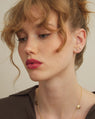 Yin & Yang Earring in 14k Yellow Gold