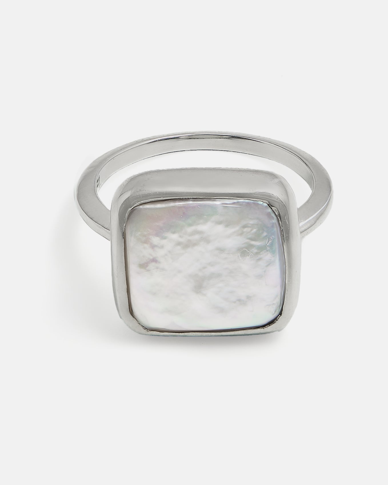 Bague Tetra avec Perle en Argent