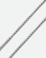 Chaîne Box large en argent sterling 2mm 