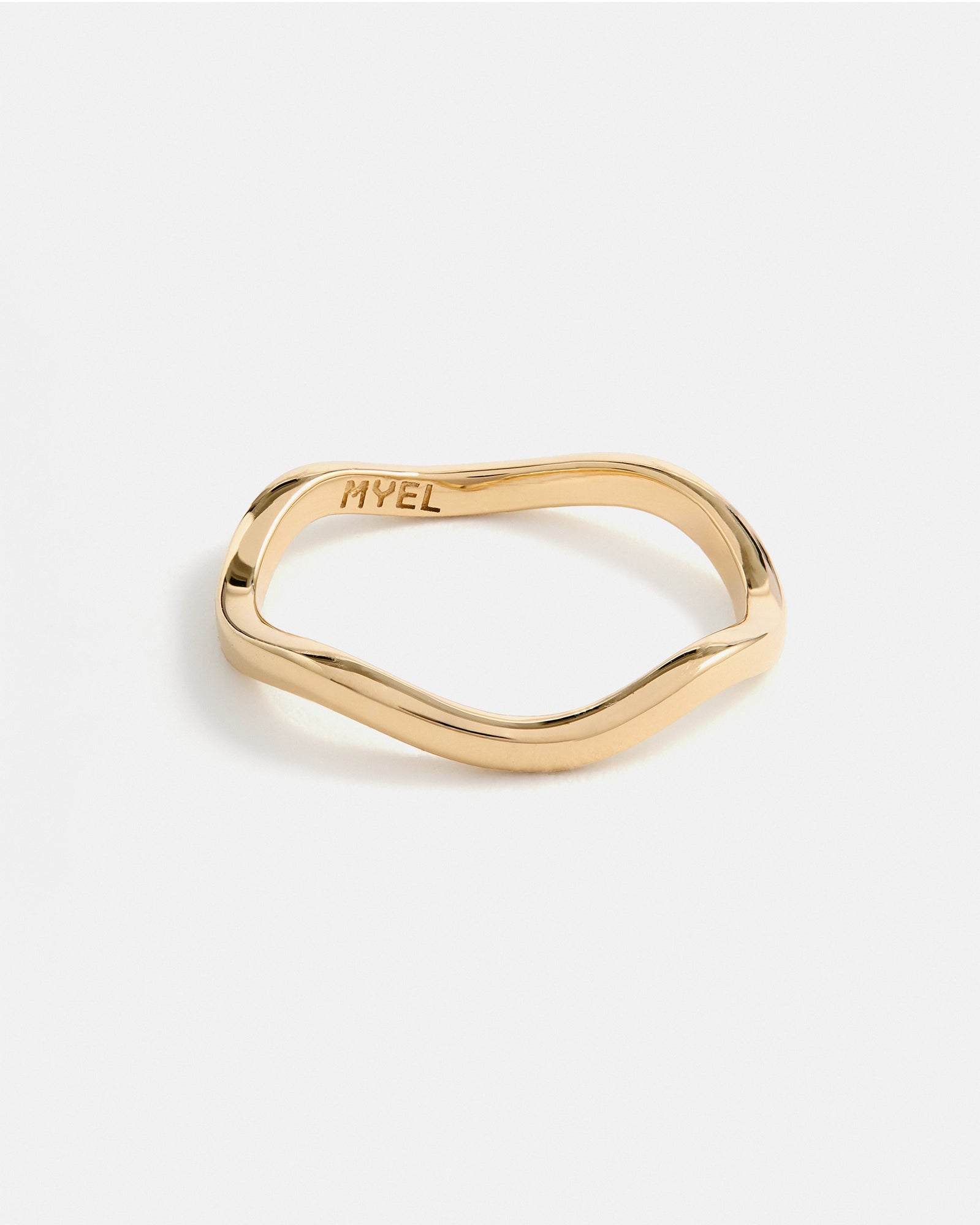 Bague Disco en or jaune Fairmined 14K