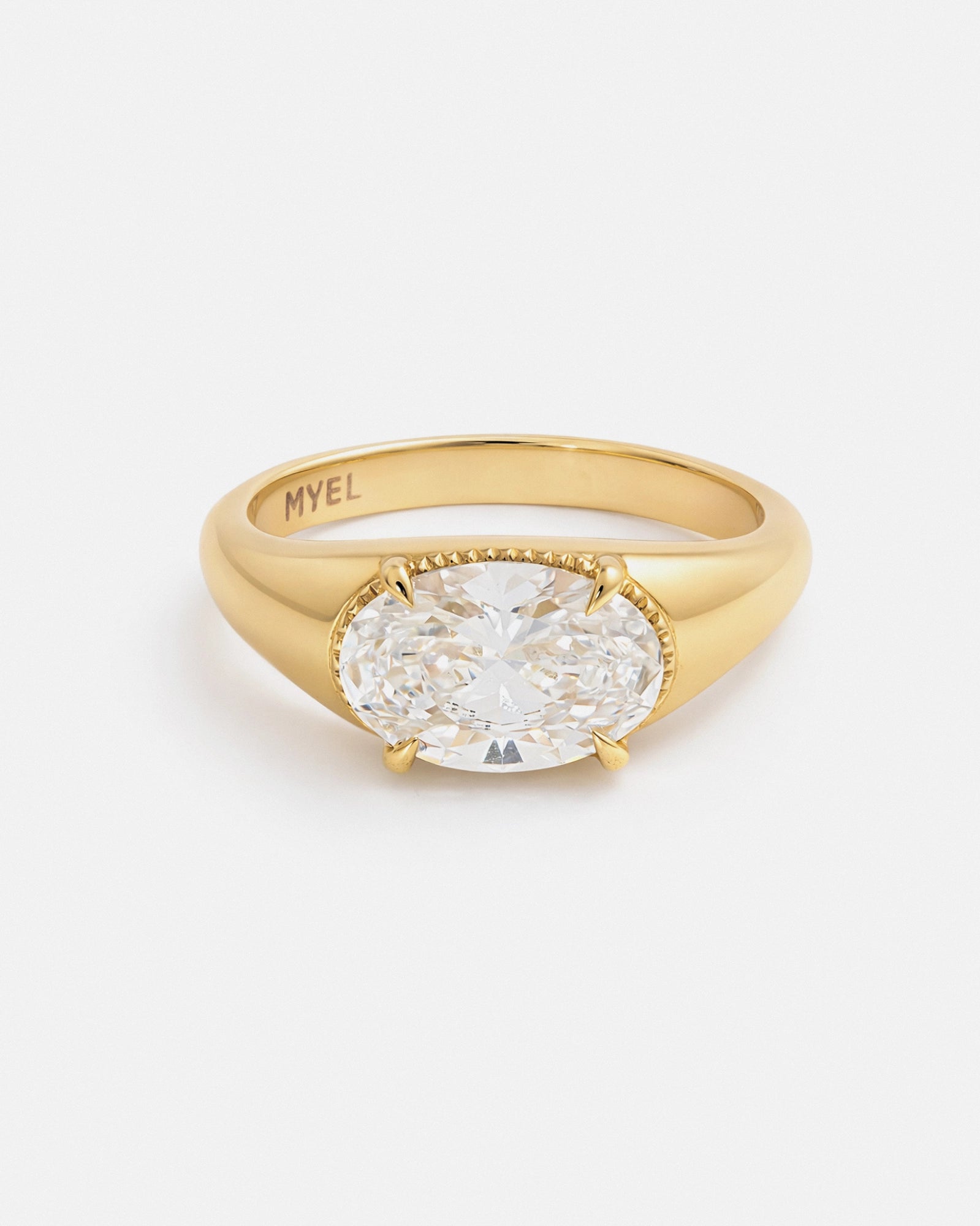 Victory Ring in 14k Gold with Lab-Grown Diamond