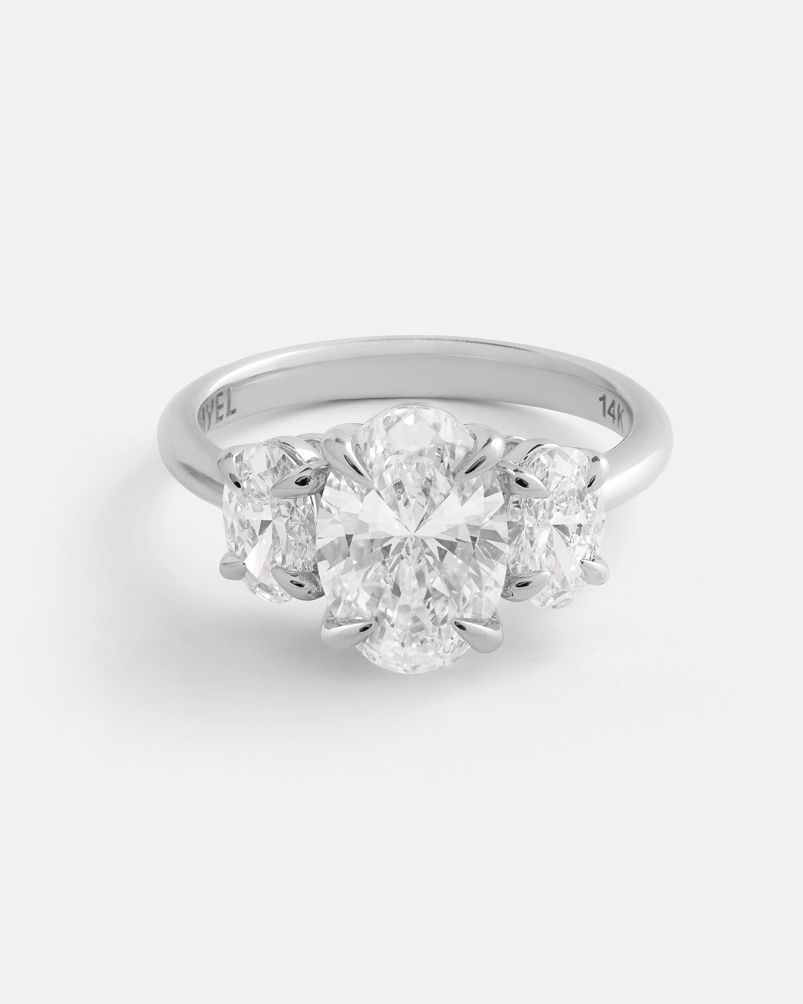 Ellipse Trio in 14k Gold with Diamonds