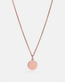 Round Memento Pendant in 14K Gold