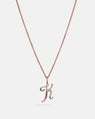 Alphabet Pendant in 14k Gold