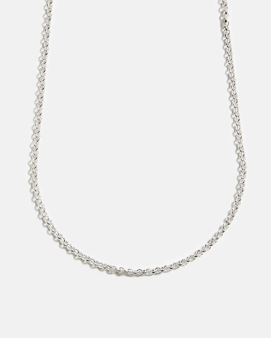 Chaîne Rolo large en argent sterling