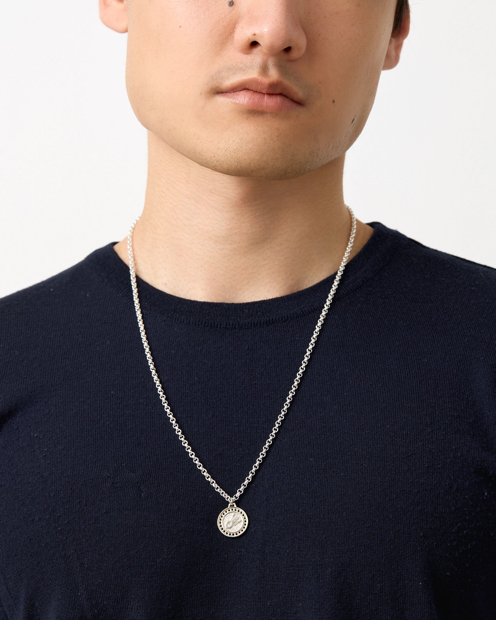 Chaîne Rolo large en argent sterling
