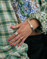 Bracelet Neptune avec Perles Irisées et Blanches 