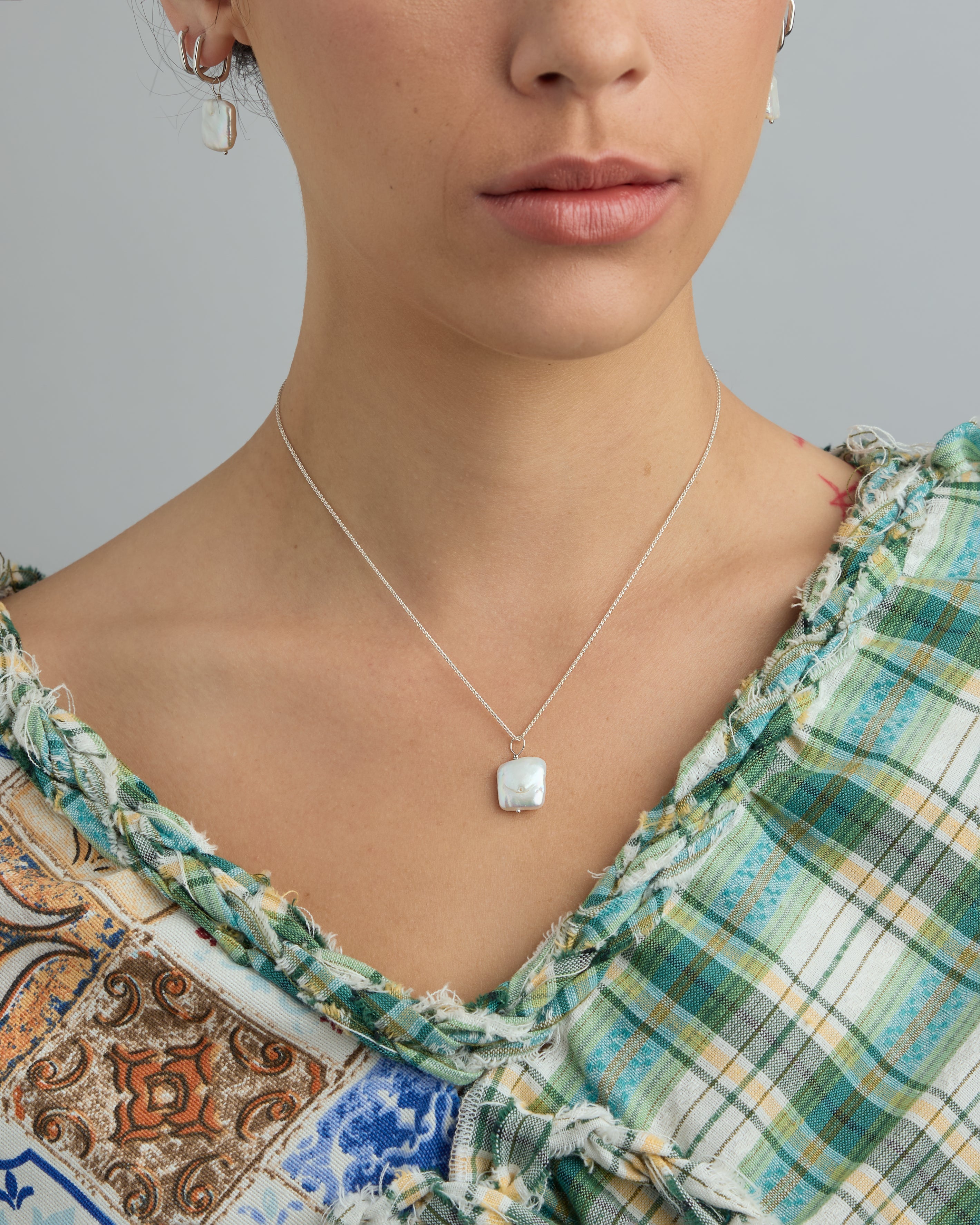 Pendentif Tetra en Argent
