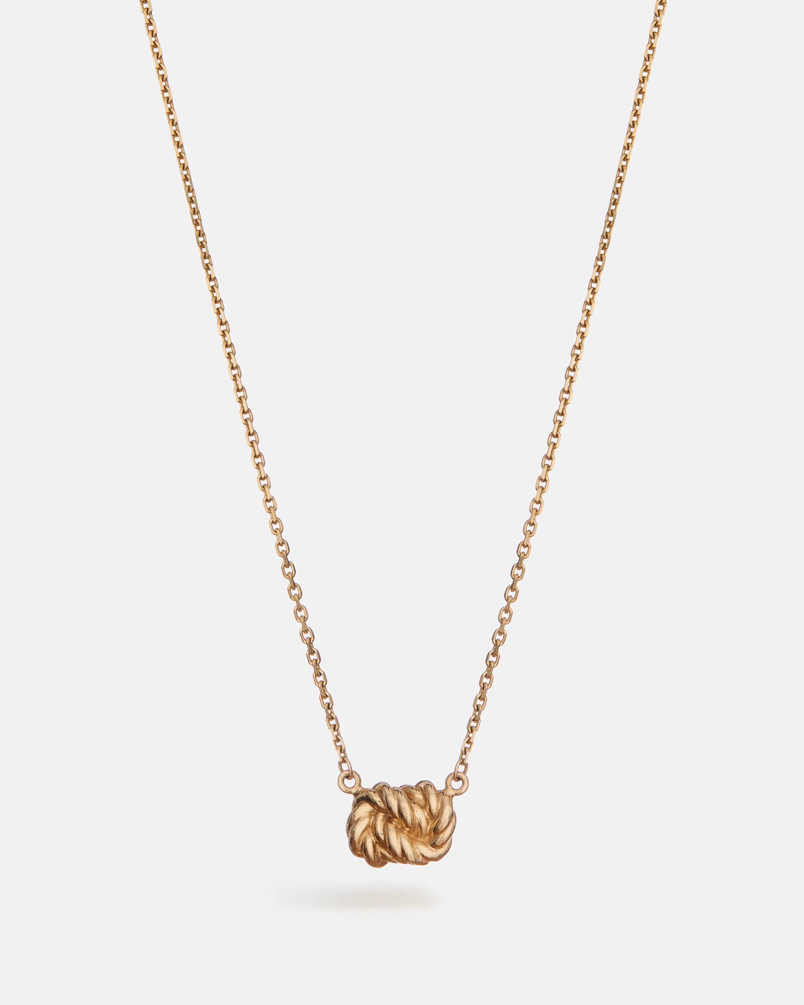 Nausicaa Necklace with Forçat Chain in 14k Gold