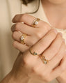 Bague Vara en Or Fairmined 14k avec Diamant Laboratoire