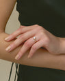 Bague Forge Fine en Or 14k avec Diamant