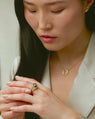 Celeste Ring in 14k Fairmined Gold with Tahitian Pearl
