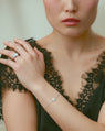 Helios Bracelet in Silver with a lab grown Diamond