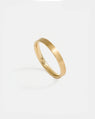 Jonc Carré en Or 14k Mat de 3mm