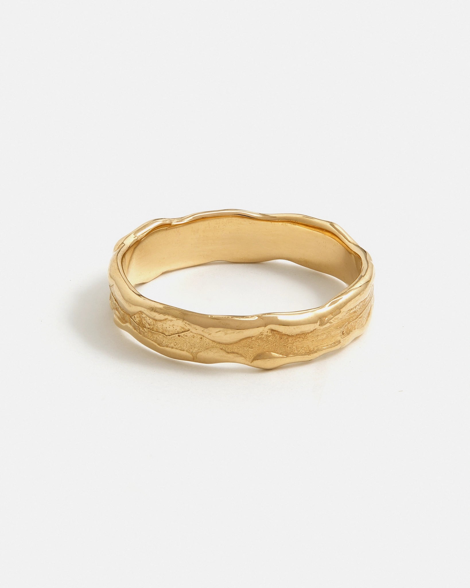 Bague Large Forge en Or 14k