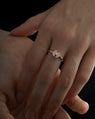 Stein Ring Pavé in Yellow Gold with Diamonds