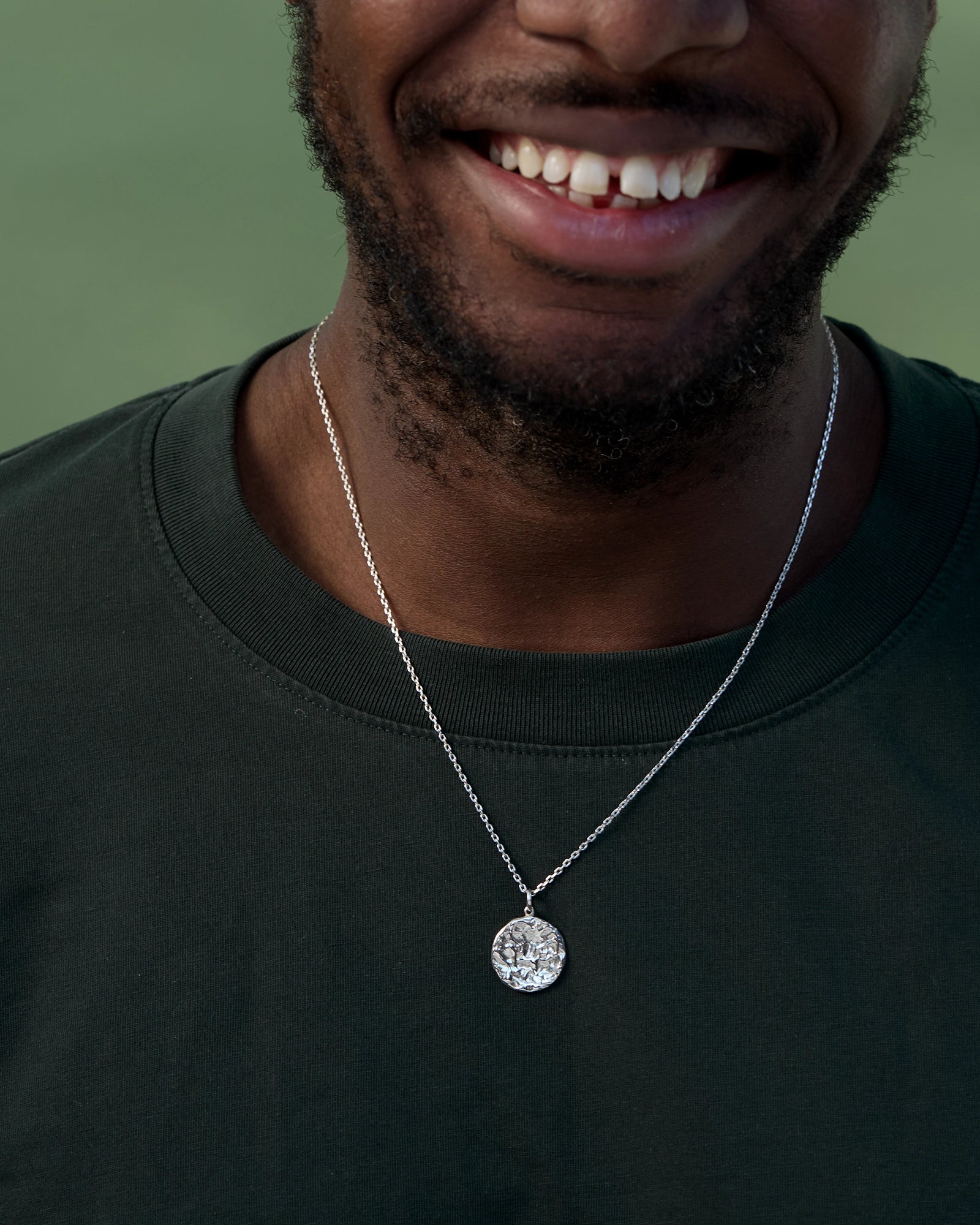 Forge Pendant in Silver