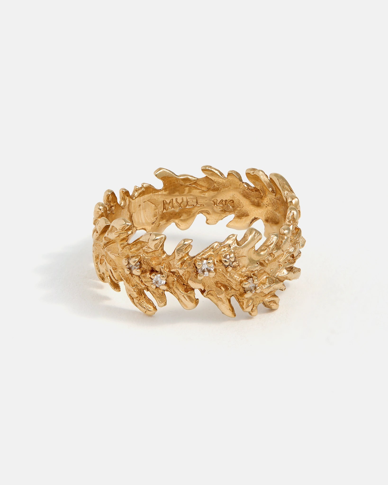 Ulysse Ring in 14k Gold with lab-grown Diamonds