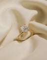 Bague Pétale Pavé Cushion en Or 18K Fairmined et Diamants de Laboratoire