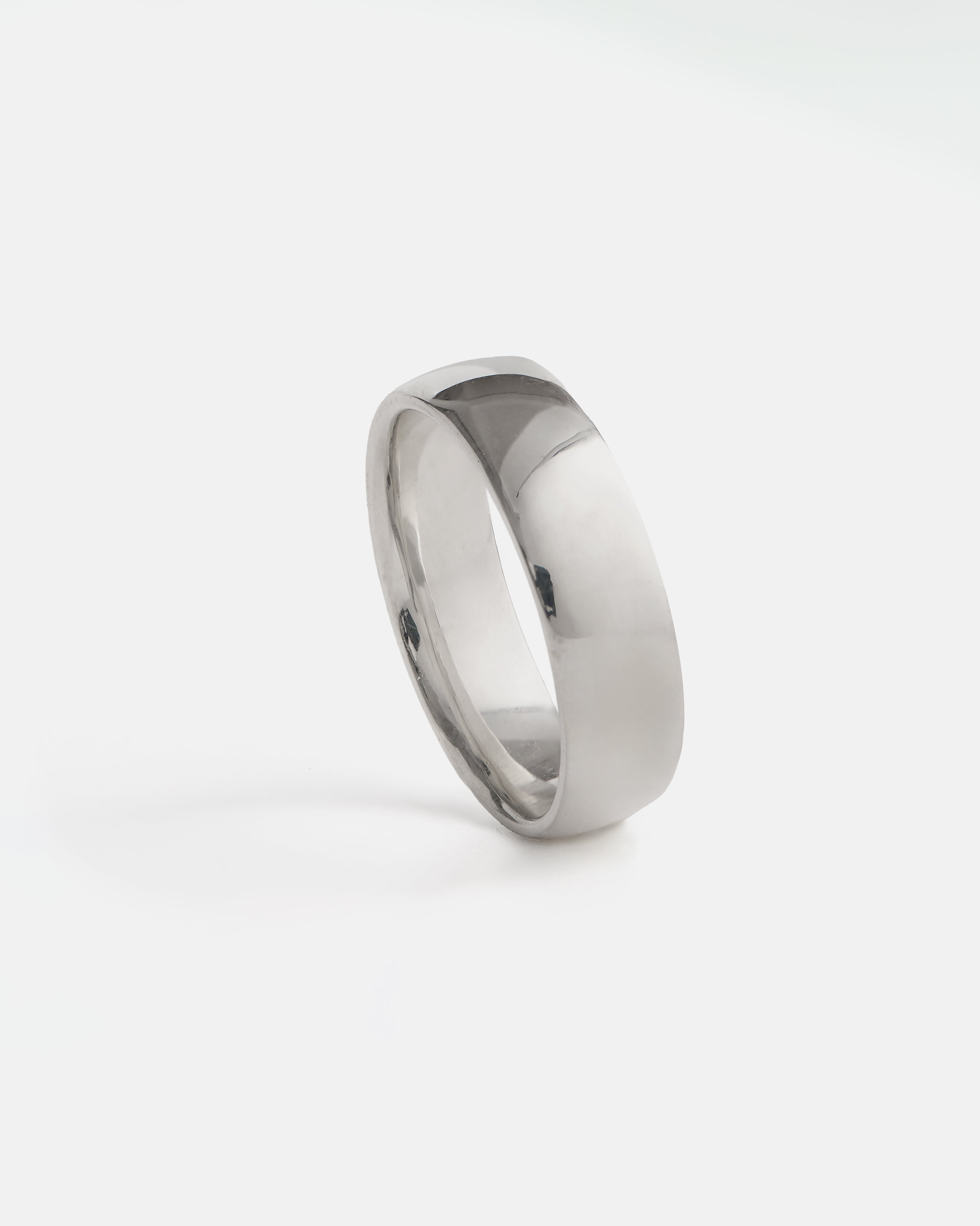 Half Round Band in Sterling Silver 6mm