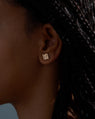Boucles D'Oreilles Forge Constellation en Or 14k avec Diamants de Laboratoire