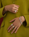 Bracelet Grain de Café en Argent