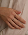 Marie Pavé Ring in 14k Fairmined Yellow Gold with Lab Diamonds