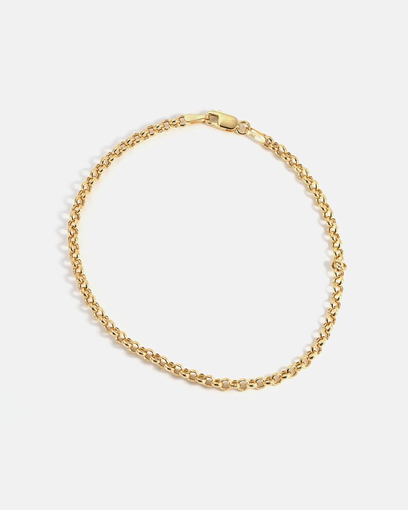 Bracelet Rolo en Or Jaune