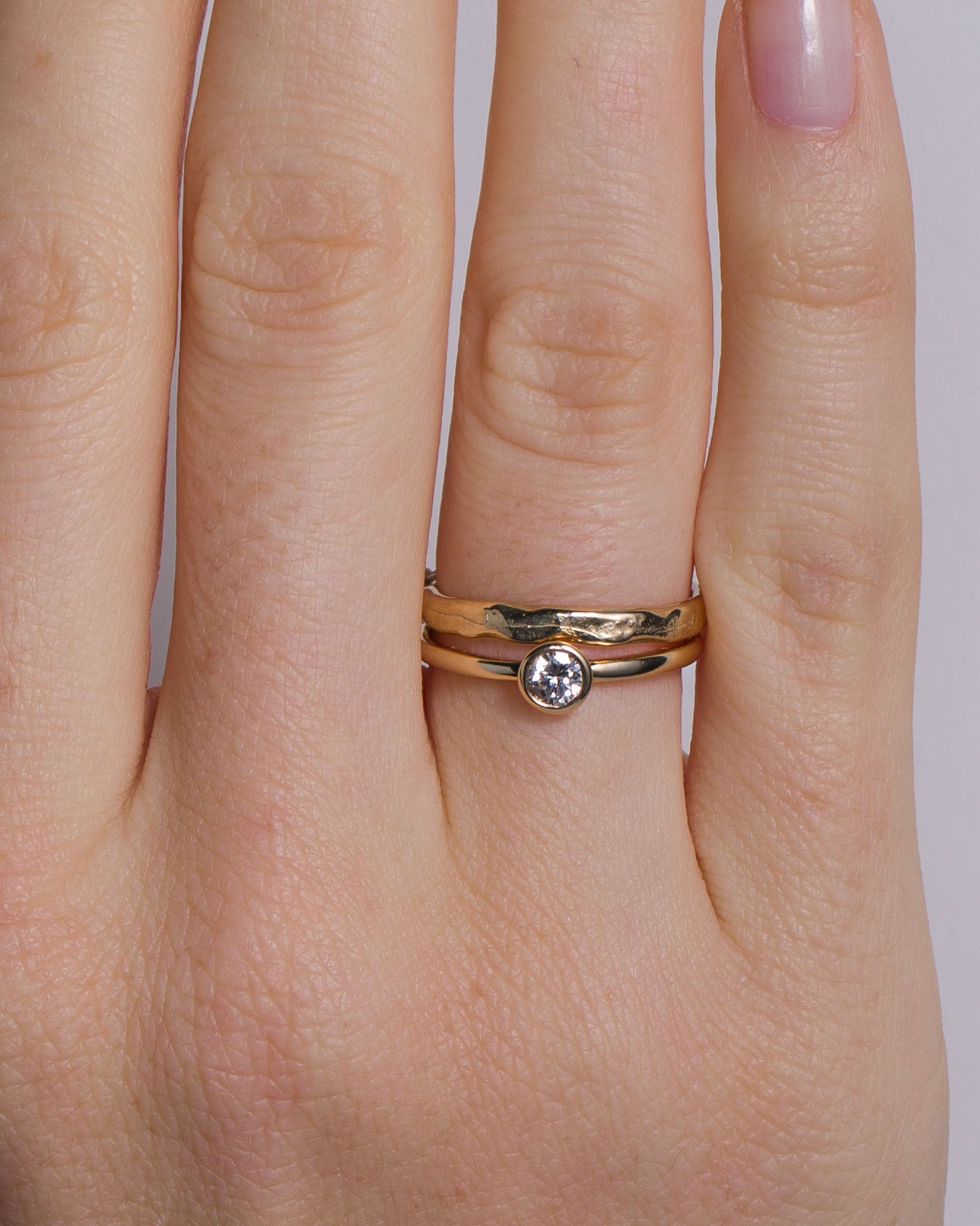 Origines Solitaire Ring in 14k Fairmined Yellow Gold with Ethical Birthstones