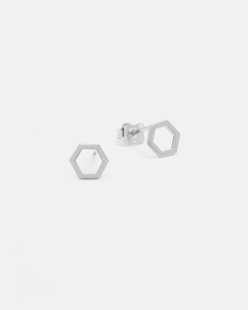 Geo 1  Earrings in 14k Gold