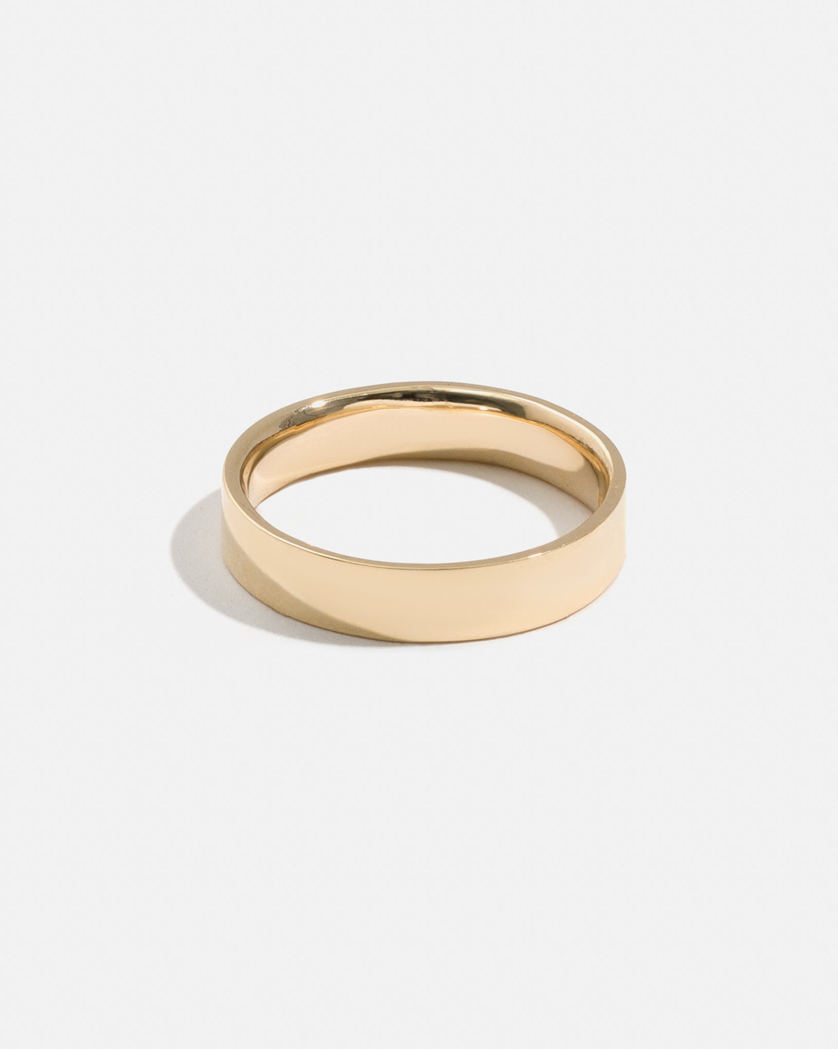 Jonc Carré en Or 14k de 4mm