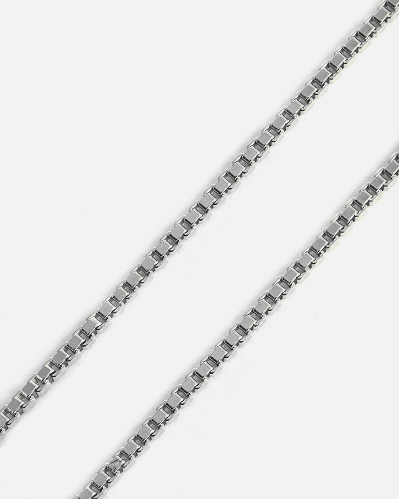 Chaîne Box en Argent Sterling