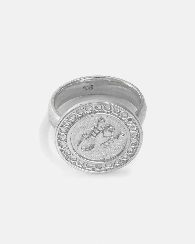 Zodiac Scorpio Ring in Silver