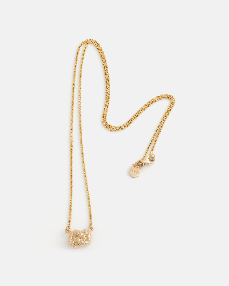 Collier Nausicaa avec Chaîne Forçat en Or 14k
