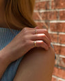 Mini Signet Ring in 14k Yellow Gold