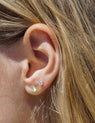 Clous d'Oreilles en Or Blanc avec Diamants de Laboratoire (0.25 carats)