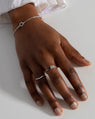 NOVEL VOL.6 in 18k White Gold with Post-Consumer Recycled Natural Diamond and Montana Sapphire