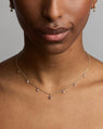 Collier Destinée en Or 14k avec Grenat et Rubis