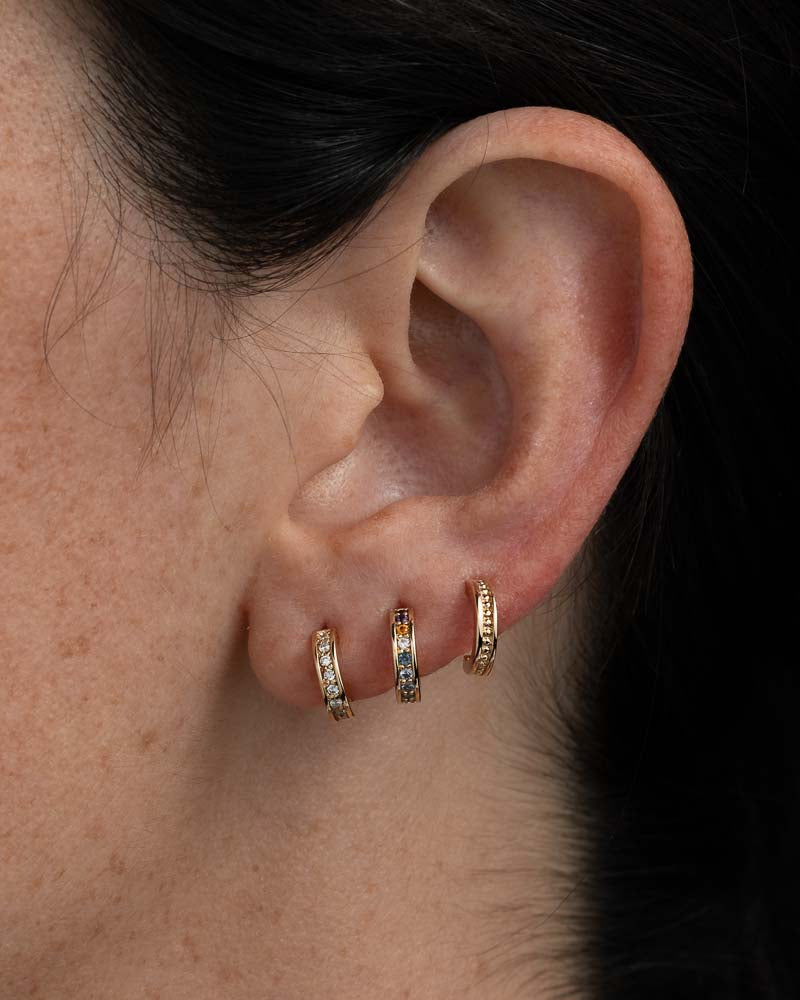 Mini Anneaux Abacus en Or 14k