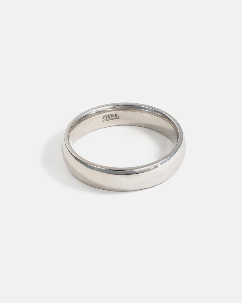 Jonc Semi-Bombé en Argent Sterling 5mm
