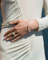Bracelet Nausicaa en Or 14k avec Quartz Rose du Brésil