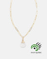 Pendentif Coquillage en Quartz et Or Jaune 14k - MYEL x SNAP Québec