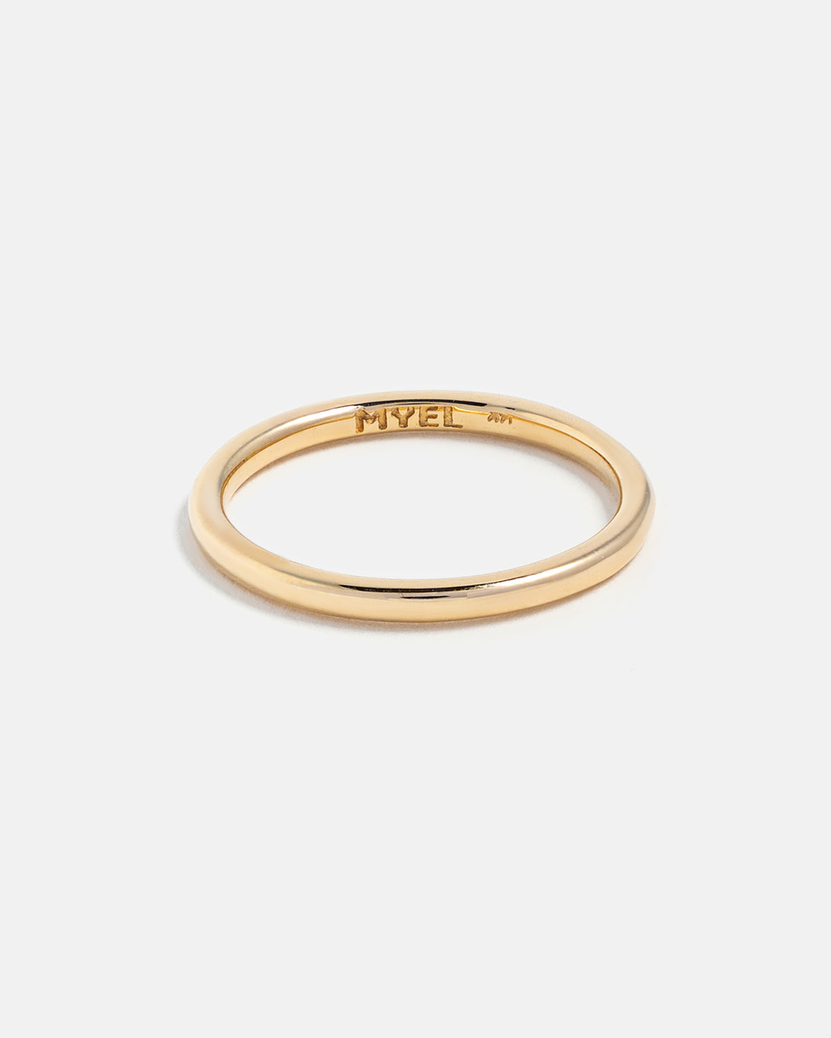 Alliance Stratura en Or 14k sans pierre