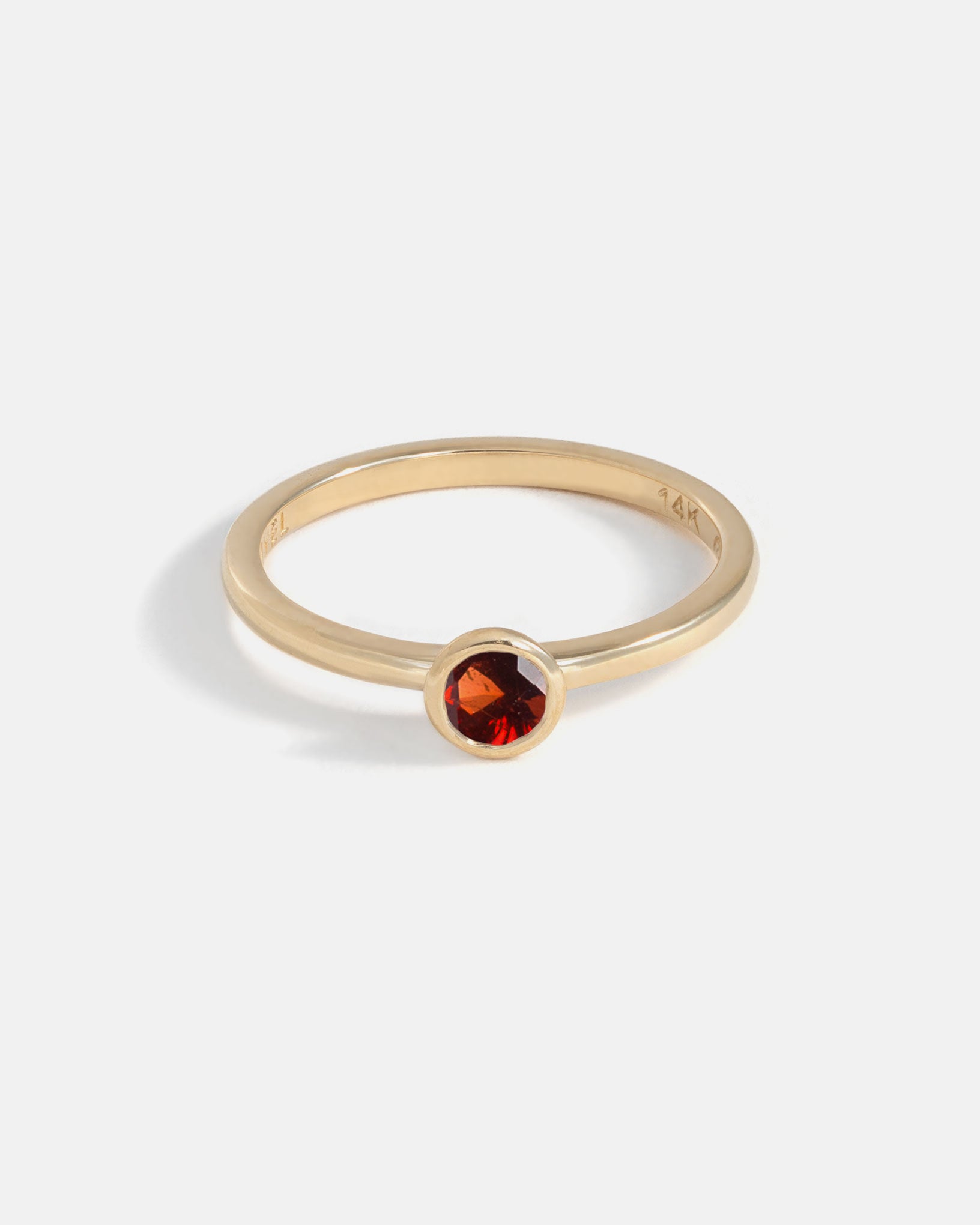 Origines Solitaire Ring in 14k Fairmined Yellow Gold with Ethical Birthstones