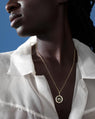 Pendentif Céleste en Or Fairmined 14k avec Perle de Tahiti